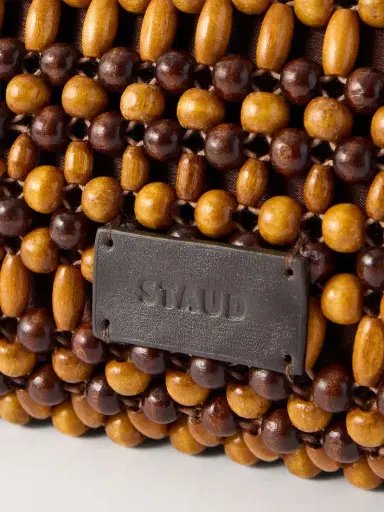 Staud Timmy Wooden-beaded Shoulder Bag | Thumbnail 5