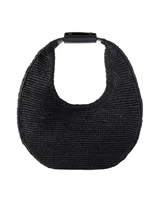 Staud Moon Large Leather-trimmed Raffia Tote