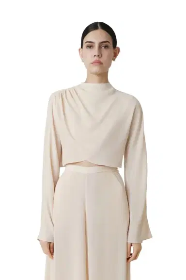 Lapointe Georgette Draped Neck Dolman Top | Thumbnail 1 Lapointe Georgette Draped Neck Dolman Top | Thumbnail 1