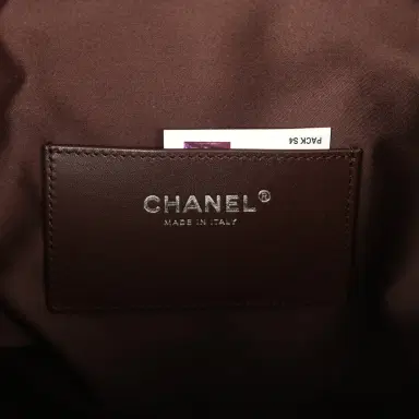 Chanel Chanel Medium 25 Hobo Bag Dark Brown Shiny Aged Calfskin Silver Hardware | Thumbnail 10