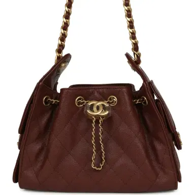 Chanel Chanel Mini 25 Hobo Bag Brown Caviar Antique Gold Hardware | Thumbnail 1 Chanel Chanel Mini 25 Hobo Bag Brown Caviar Antique Gold Hardware | Thumbnail 1