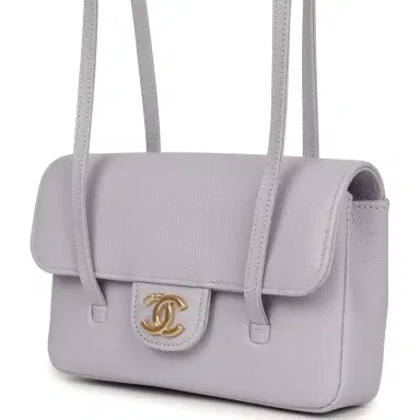 Chanel Chanel Mini Preppy Coco Clutch with Straps Light Purple Shiny Caviar Brushed Gold Hardware | Thumbnail 5 Chanel Chanel Mini Preppy Coco Clutch with Straps Light Purple Shiny Caviar Brushed Gold Hardware | Thumbnail 5