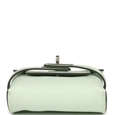 HERMÈS Hermes Kelly Festival Bag Charm Vert Peppermint Swift Palladium Hardware | Thumbnail 6 HERMÈS Hermes Kelly Festival Bag Charm Vert Peppermint Swift Palladium Hardware | Thumbnail 6