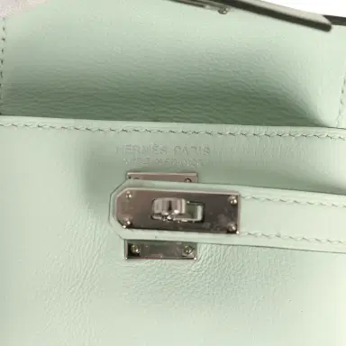 HERMÈS Hermes Kelly Festival Bag Charm Vert Peppermint Swift Palladium Hardware | Thumbnail 7 HERMÈS Hermes Kelly Festival Bag Charm Vert Peppermint Swift Palladium Hardware | Thumbnail 7