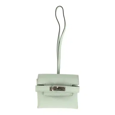 HERMÈS Hermes Kelly Festival Bag Charm Vert Peppermint Swift Palladium Hardware | Thumbnail 1 HERMÈS Hermes Kelly Festival Bag Charm Vert Peppermint Swift Palladium Hardware | Thumbnail 1