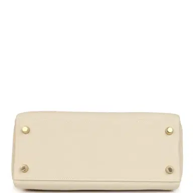 HERMÈS Hermes Kelly Retourne 25 Craie Togo Gold Hardware | Thumbnail 6