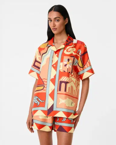 Emporio Sirenuse Hawaiian Shirt in Louis Barthélemy Print | Thumbnail 7 Emporio Sirenuse Hawaiian Shirt in Louis Barthélemy Print | Thumbnail 7