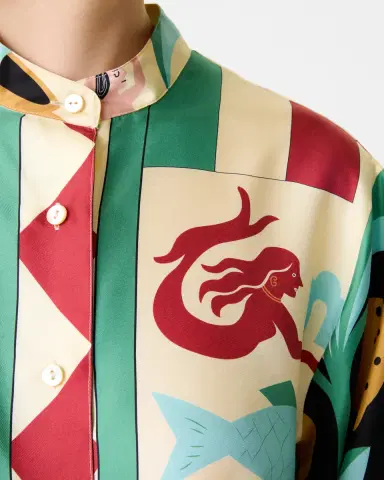 Emporio Sirenuse Kelsy Shirt in Louis Barthélemy Print | Thumbnail 3 Emporio Sirenuse Kelsy Shirt in Louis Barthélemy Print | Thumbnail 3