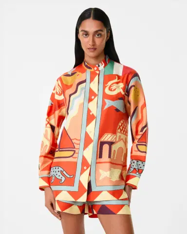 Emporio Sirenuse Kelsy Shirt in Louis Barthélemy Print | Thumbnail 2 Emporio Sirenuse Kelsy Shirt in Louis Barthélemy Print | Thumbnail 2