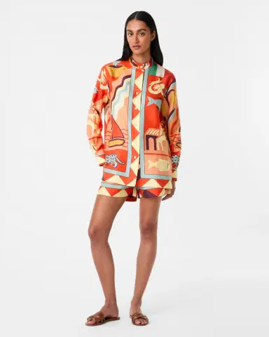 Emporio Sirenuse Kelsy Shirt in Louis Barthélemy Print | Thumbnail 4 Emporio Sirenuse Kelsy Shirt in Louis Barthélemy Print | Thumbnail 4