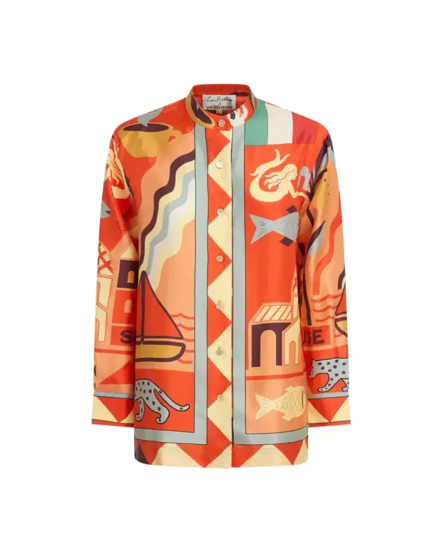 Emporio Sirenuse Kelsy Shirt in Louis Barthélemy Print