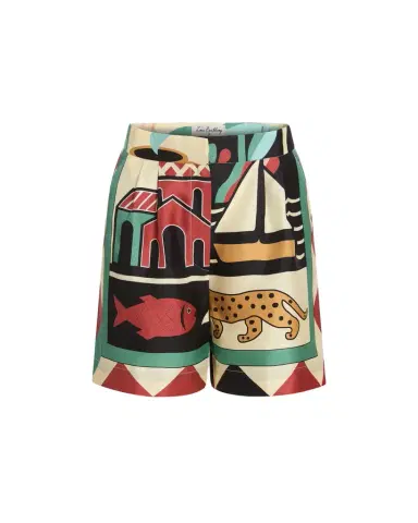 Emporio Sirenuse Tamu Shorts in Louis Barthélemy Print | Thumbnail 1