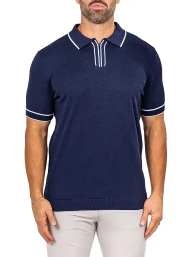 Maceoo Men's Knitted Marthyr Sweater - Blue - Size XXL | Thumbnail 2 Maceoo Men's Knitted Marthyr Sweater - Blue - Size XXL | Thumbnail 2