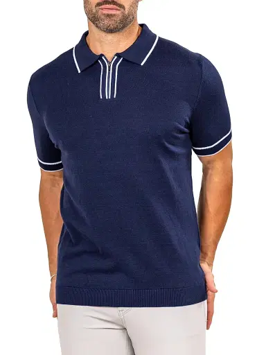Maceoo Men's Knitted Marthyr Sweater - Blue - Size XXL | Thumbnail 4 Maceoo Men's Knitted Marthyr Sweater - Blue - Size XXL | Thumbnail 4