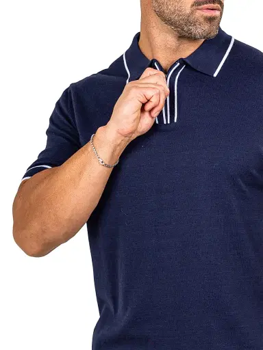 Maceoo Men's Knitted Marthyr Sweater - Blue - Size XXL | Thumbnail 8 Maceoo Men's Knitted Marthyr Sweater - Blue - Size XXL | Thumbnail 8