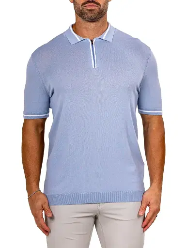 Maceoo Men's Knitted Sweater - Blue - Size XXL | Thumbnail 2 Maceoo Men's Knitted Sweater - Blue - Size XXL | Thumbnail 2