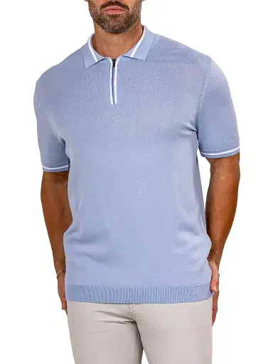 Maceoo Men's Knitted Sweater - Blue - Size XXL | Thumbnail 4 Maceoo Men's Knitted Sweater - Blue - Size XXL | Thumbnail 4