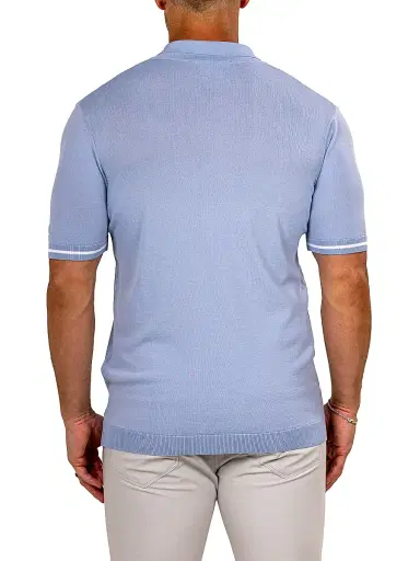 Maceoo Men's Knitted Sweater - Blue - Size XXL | Thumbnail 5 Maceoo Men's Knitted Sweater - Blue - Size XXL | Thumbnail 5