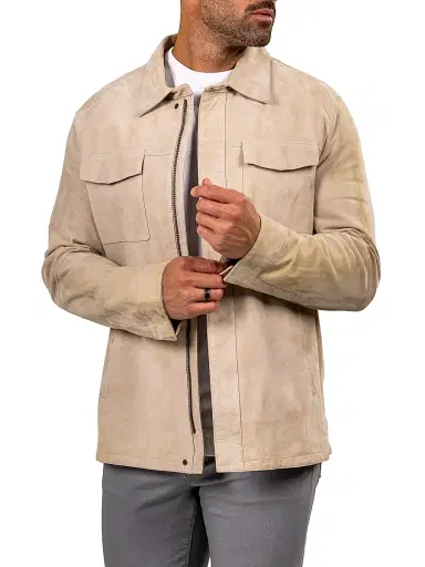 Maceoo Men's Marthyr Leather Jacket | Thumbnail 4