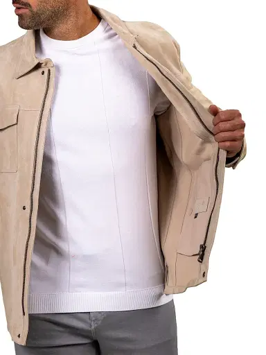 Maceoo Men's Marthyr Leather Jacket | Thumbnail 5