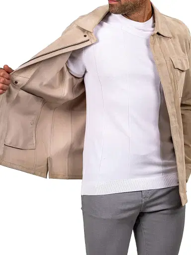 Maceoo Men's Marthyr Leather Jacket | Thumbnail 7