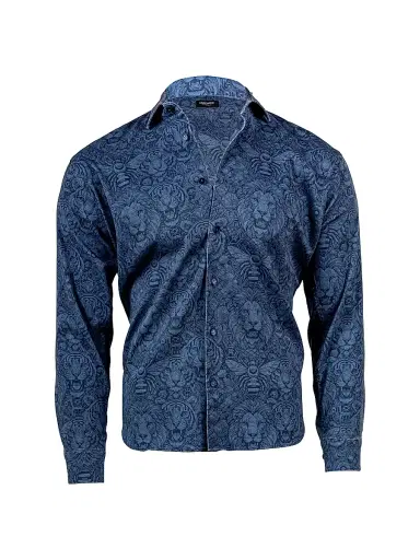 Maceoo Men's Fibonacci Marthyr Shirt - Blue - Size XL | Thumbnail 1 Maceoo Men's Fibonacci Marthyr Shirt - Blue - Size XL | Thumbnail 1