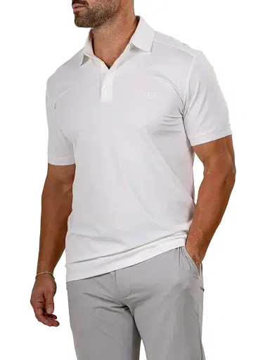 Maceoo Men's Golf Polo Marthyr Shirt - White - Size XXXL | Thumbnail 3