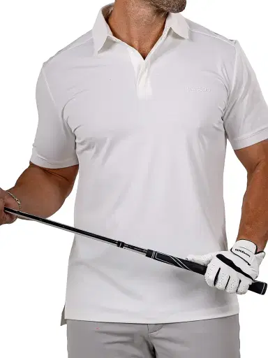 Maceoo Men's Golf Polo Marthyr Shirt - White - Size XXXL | Thumbnail 6