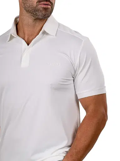 Maceoo Men's Golf Polo Marthyr Shirt - White - Size XXXL | Thumbnail 8