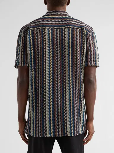 Maceoo Men's Shirt Knitted Marthyr Shirt - Brown Beige - Size XL | Thumbnail 3