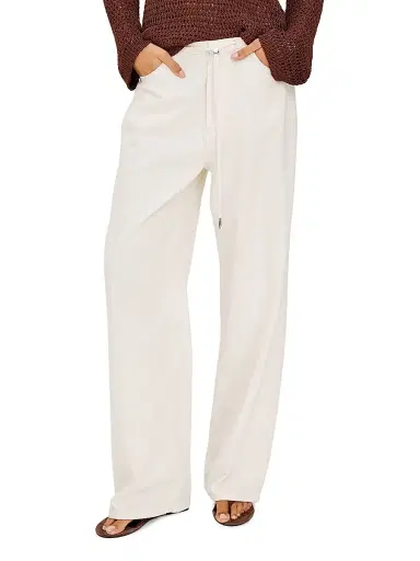 RAILS Women's Normandie Cotton-Blend Pants - Ivory - Size 14 | Thumbnail 3