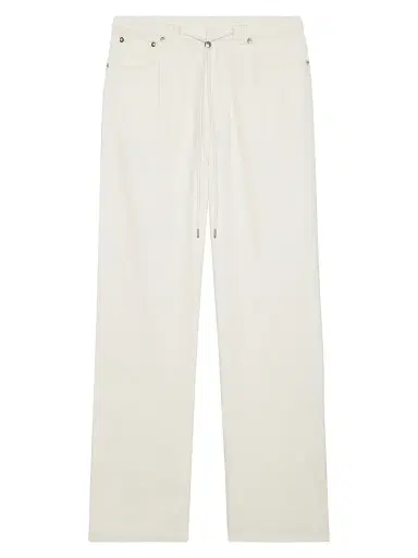 RAILS Women's Normandie Cotton-Blend Pants - Ivory - Size 14 | Thumbnail 1