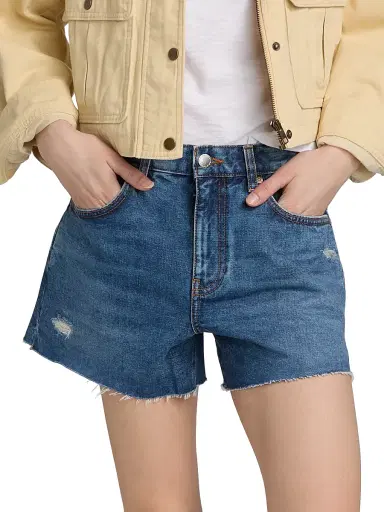 AG Jeans Women's Halle High-Rise Denim Shorts | Thumbnail 3 AG Jeans Women's Halle High-Rise Denim Shorts | Thumbnail 3