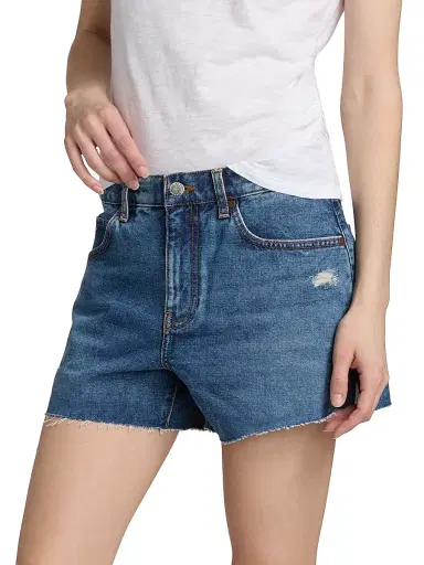 AG Jeans Women's Halle High-Rise Denim Shorts | Thumbnail 4 AG Jeans Women's Halle High-Rise Denim Shorts | Thumbnail 4