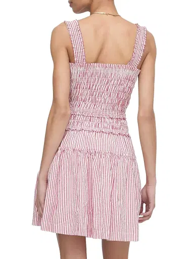 Hill House Home Women's The Azalea Mini Nap Dress - Red Ticking Stripe - Size XXL | Thumbnail 5 Hill House Home Women's The Azalea Mini Nap Dress - Red Ticking Stripe - Size XXL | Thumbnail 5