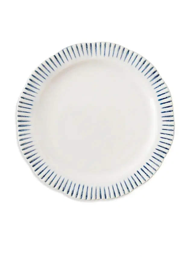Juliska Wanderlust Sittio Stripe Dinner Plate