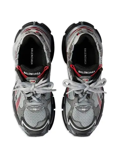 Balenciaga Men's Runner Gradient Sneakers - Grey - Size 6 | Thumbnail 3