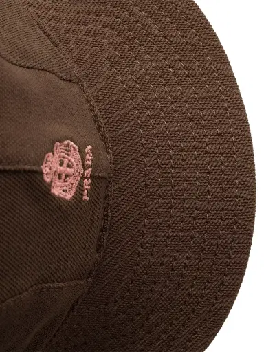 Prada Women's Old Piqué Baseball Cap - Brown - Size Medium | Thumbnail 3