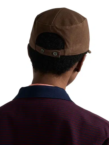 Prada Women's Old Piqué Baseball Cap - Brown - Size Medium | Thumbnail 5