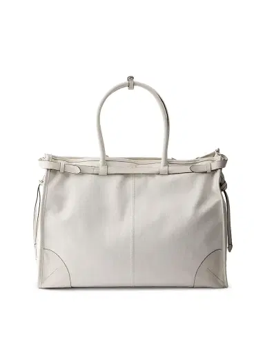 Prada Men's Bonnie Denim and Leather Tote Bag | Thumbnail 5 Prada Men's Bonnie Denim and Leather Tote Bag | Thumbnail 5
