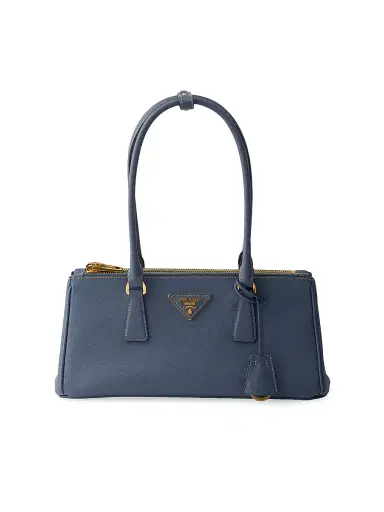 Prada Women's Galleria Medium Saffiano Leather Top Handle Bag - Blue | Thumbnail 1 Prada Women's Galleria Medium Saffiano Leather Top Handle Bag - Blue | Thumbnail 1