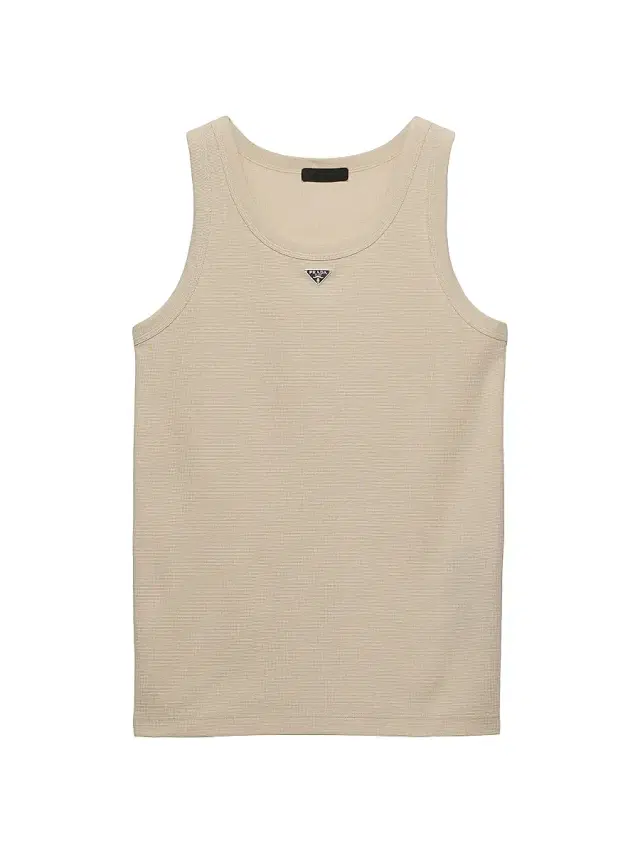 Prada Men's Cotton Tank Top - Beige Khaki