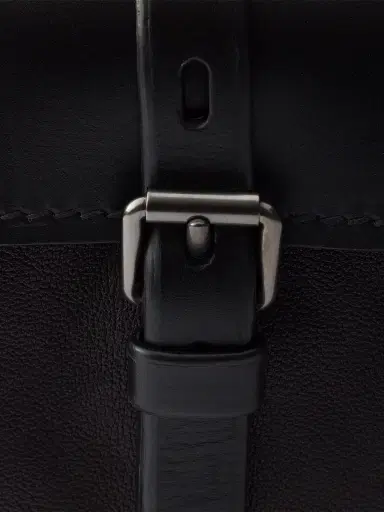 Prada Women's Route Leather Bucket Bag - Black | Thumbnail 6