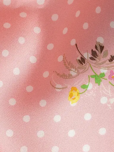 Prada Women's Printed Silk Twill Scarf - Pink | Thumbnail 3