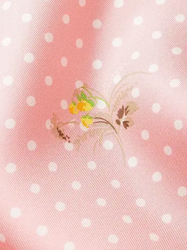 Prada Women's Printed Silk Twill Scarf - Pink | Thumbnail 3