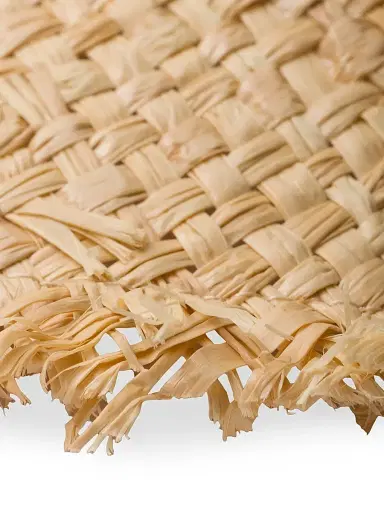 Prada Women's Raffia Baseball Cap - Beige - Size Large | Thumbnail 4