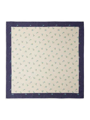 Prada Women's Printed Silk Twill Scarf - Beige | Thumbnail 2 Prada Women's Printed Silk Twill Scarf - Beige | Thumbnail 2