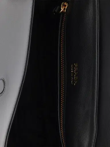 Prada Women's Carry Leather Shoulder Bag - Black | Thumbnail 5 Prada Women's Carry Leather Shoulder Bag - Black | Thumbnail 5