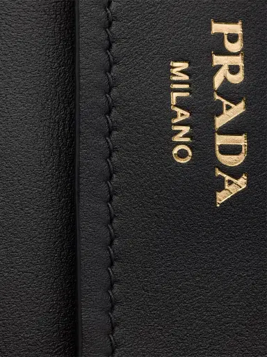 Prada Women's Carry Leather Shoulder Bag - Black | Thumbnail 6 Prada Women's Carry Leather Shoulder Bag - Black | Thumbnail 6