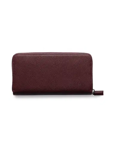 Prada Men's Saffiano Wallet - Dark Red | Thumbnail 2